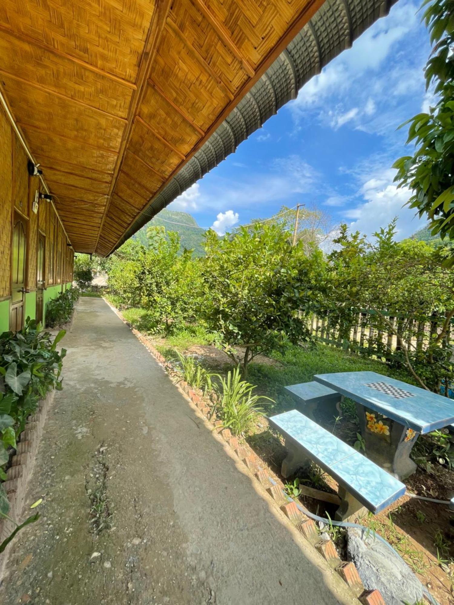 Nong Khiaw Ing Ing Mountain View Bed & Breakfast Dış mekan fotoğraf