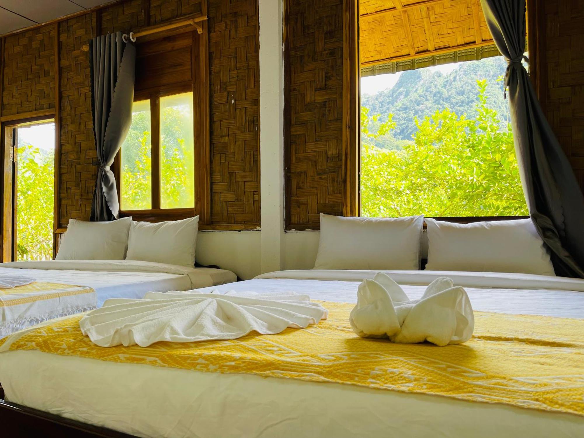 Nong Khiaw Ing Ing Mountain View Bed & Breakfast Dış mekan fotoğraf